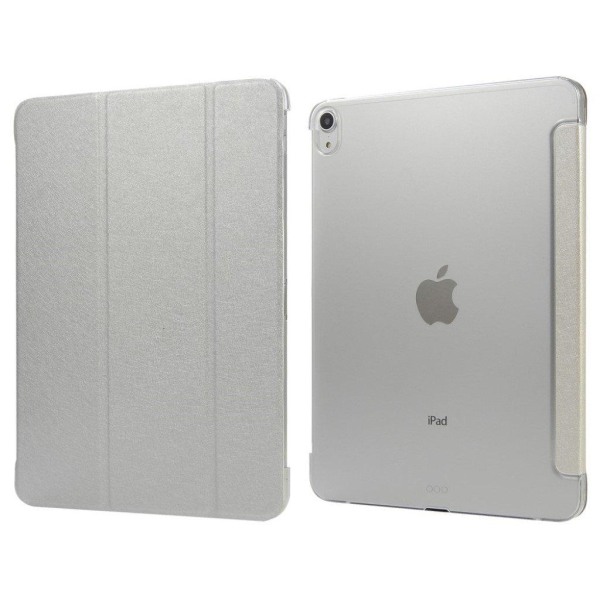 iPad Pro 11 inch (2018) kolmio taivutettava synteetti nahkainen Silver grey
