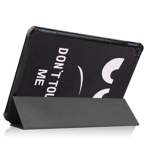 Cool pattern leather flip case for Lenovo Chromebook Duet - Don' Black