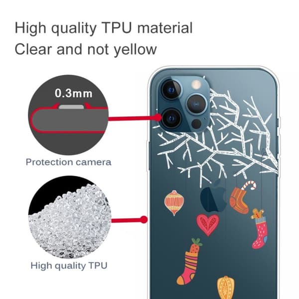 Juleetui til iPhone 12 Pro Max - Gaver I Sokker Multicolor