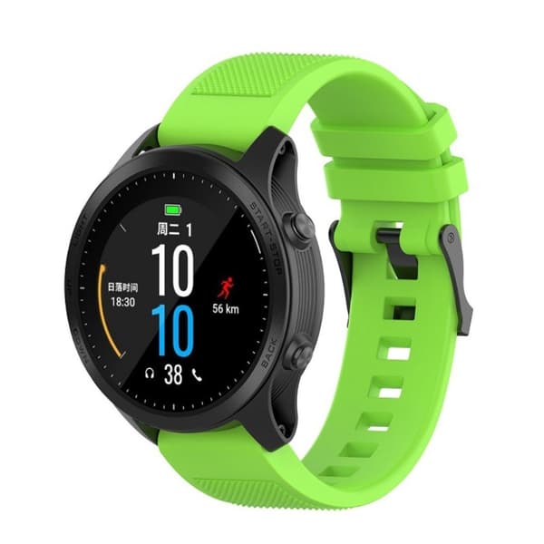 Garmin Fenix 5 / 5 Plus / Forerunner 935 / Approach S60 silikone Urrem - Grøn Green