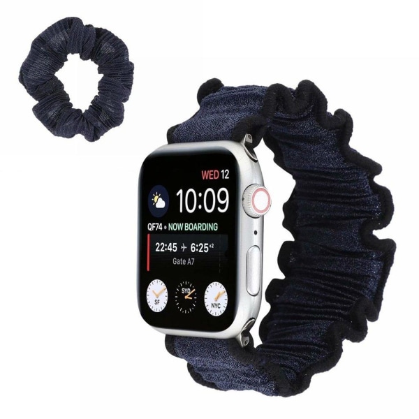 Apple Watch Series 6 / 5 40mm hair band themed watch band - Dark Blå