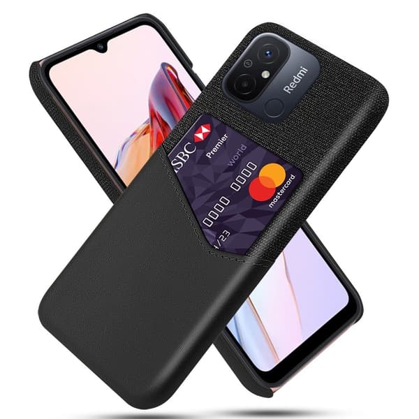 Bofink Xiaomi Redmi 12C Kort Cover - Sort Black