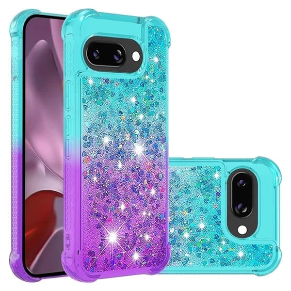 Princess Google Pixel 9a skal - Himmelsblå + Lila Lila