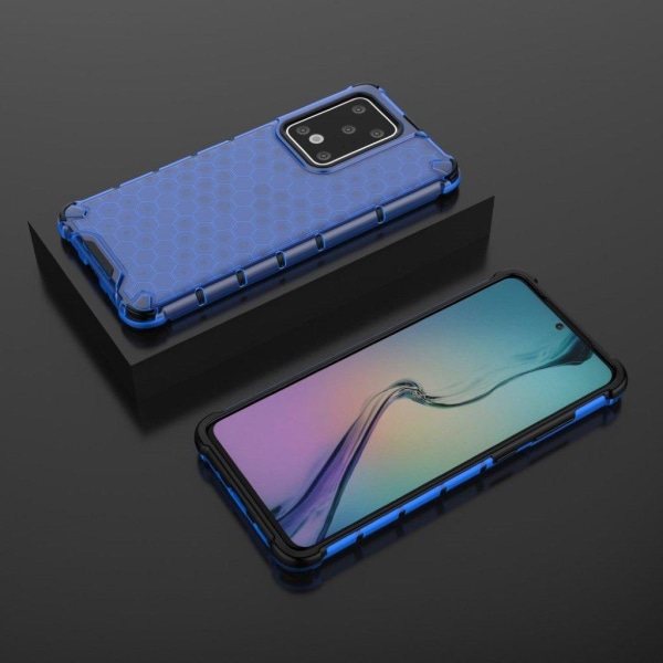 Bofink Honeycomb Samsung Galaxy S20 Ultra skal - Blå Blå