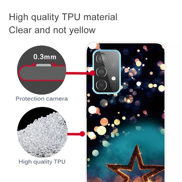 Deco Samsung Galaxy A23 skal - Femuddig Stjärna multifärg
