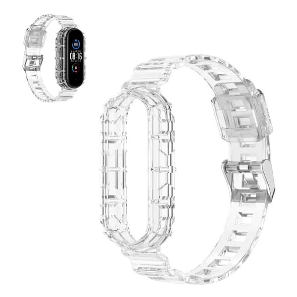 Xiaomi Mi Smart Band 6 translucent watch band - Transparent Transparent