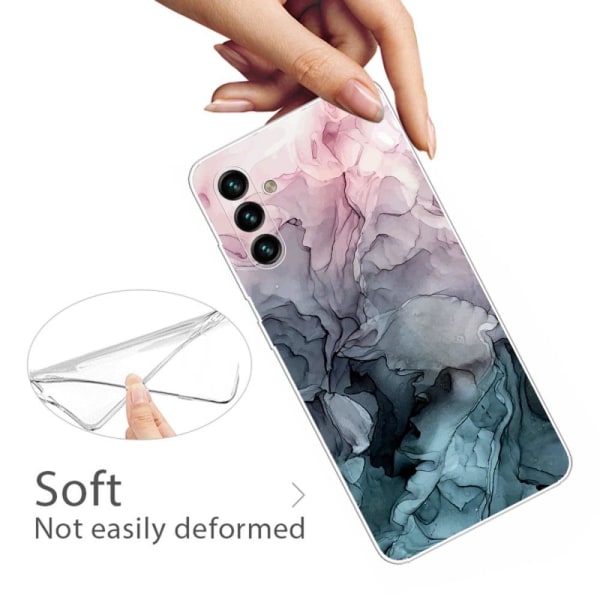 Marble Samsung Galaxy A13 5G Suojakotelo - Rose And Greyish Blue Clouds Multicolor