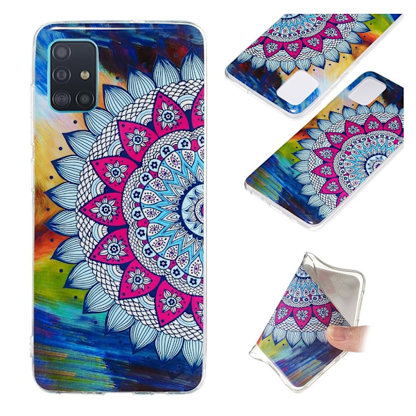 Deco Samsung Galaxy A51 kotelot - Kukka Kuvio Multicolor