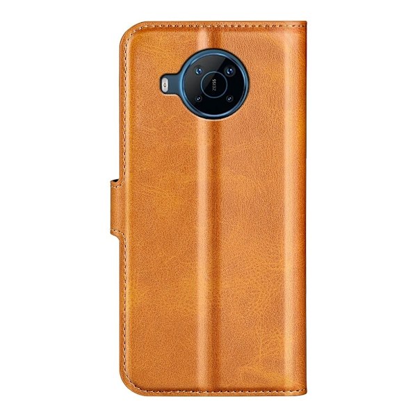 Motorola Moto E30 nahkainen lompakokkotelo - Keltainen Yellow