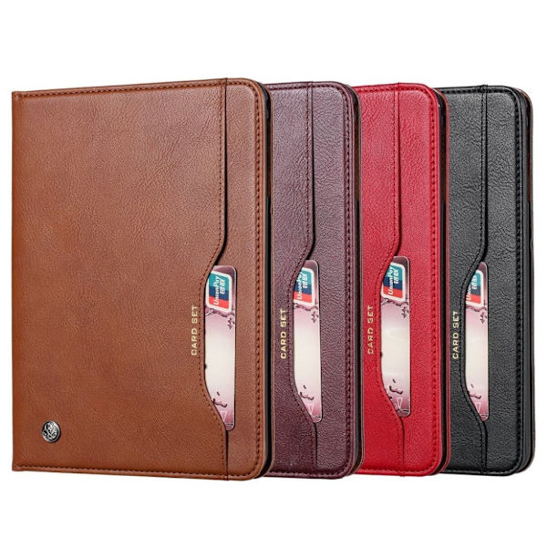 iPad 10.2 (2020) holdbar læder flip etui - sort Black