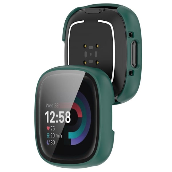 Fitbit Sense 2 / Versa 4 suojus karkaistulla lasilla - Vihreä Green