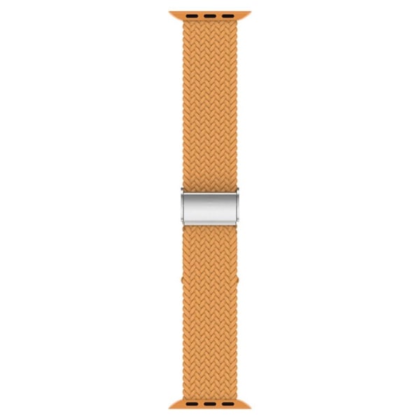 Apple Watch (45mm) viileä nylonkellohihna - Keltainen Yellow