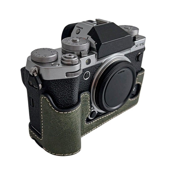 Sony ZV-1F læderetui med halv krop - Grøn Green