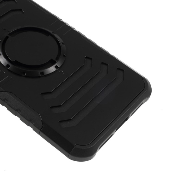 iPhone 9 beskyttende cover af hybridmateriale - Sort Black