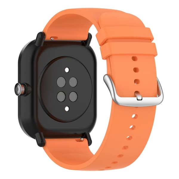 20mm Amazfit GTS 3 silikonikellon hihna - Oranssi Orange