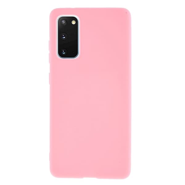 Til Samsung Galaxy S20 FE 4G/5G/S20 Lite/S20 FE 2022 Soft TPU Matte Finish Coating Slim Phone Case - Lyserød Pink