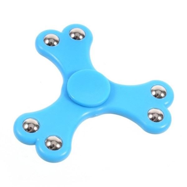Fidget spinner tri-spinner - Blå Blå