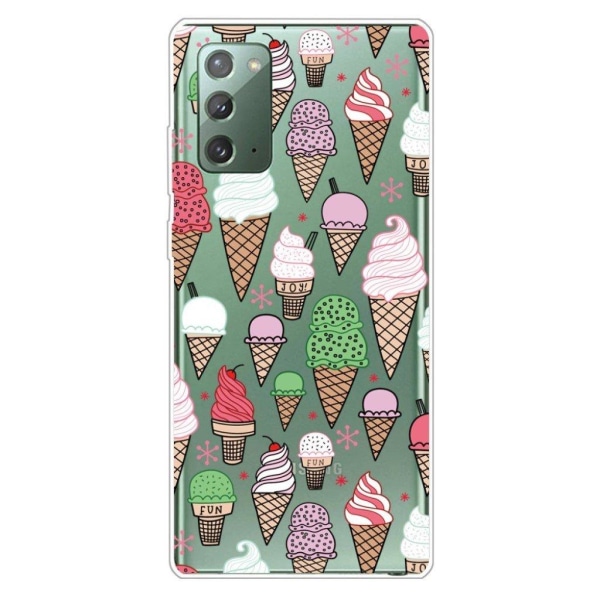 Deco Samsung Galaxy Note 20 case - Colorful Ice Cream Multicolor