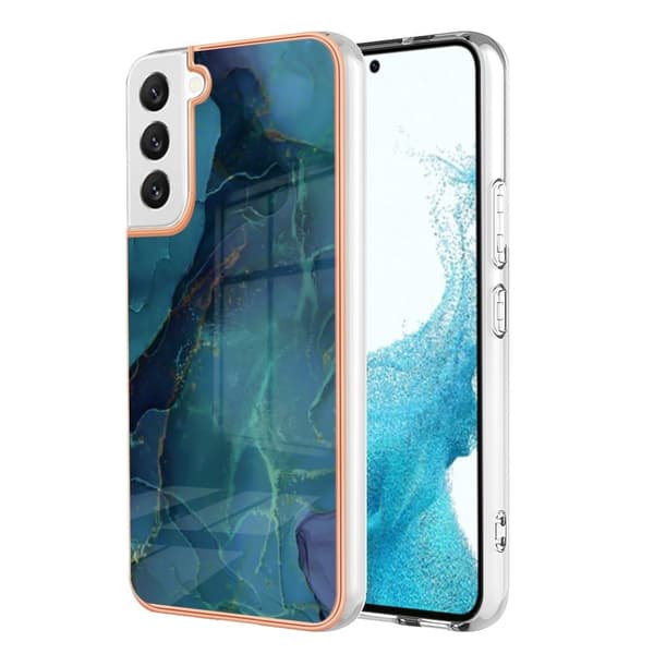 Marble Samsung Galaxy S23 Etui - Grøn Green