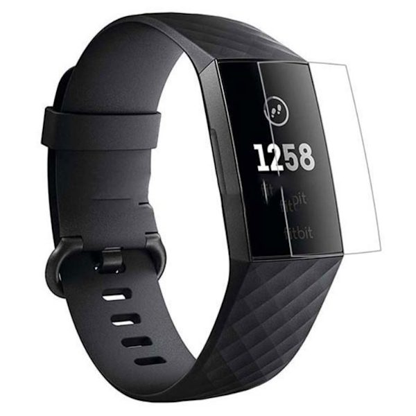 Fitbit Charge 3 anti-explosion skærmbeskyttelse Transparent