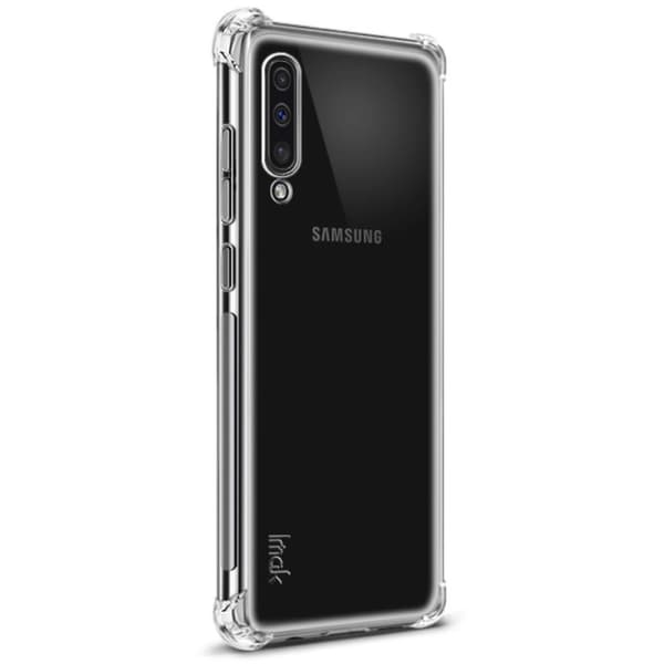 IMAK Samsung Galaxy A50 støtsikker deksel  - Gjennomsiktig Transparent