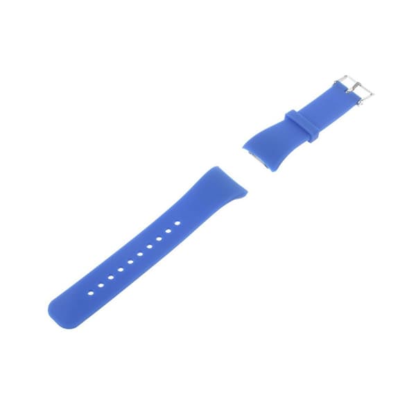 Silikon Håndleddstropp for Samsung Gear Fit 2 - Mørkeblå Blue