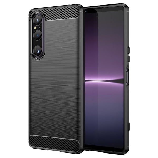Carbon Flex Sony Xperia 1 V skal - Svart Svart