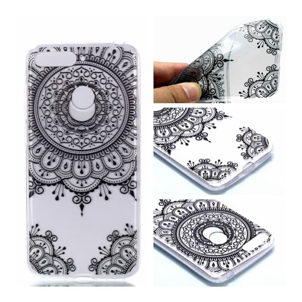 Glitter Huawei Y6 2018 skal - Svart Svart