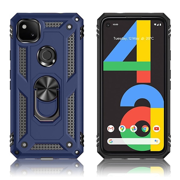 Bofink Combat Google Pixel 4a skal - Blå Blå