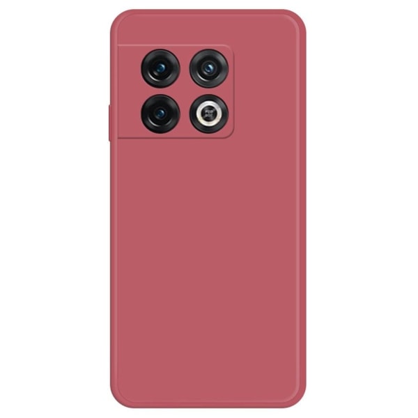 Beveled anti-drop rubberized cover for OnePlus 10 Pro - Red Red