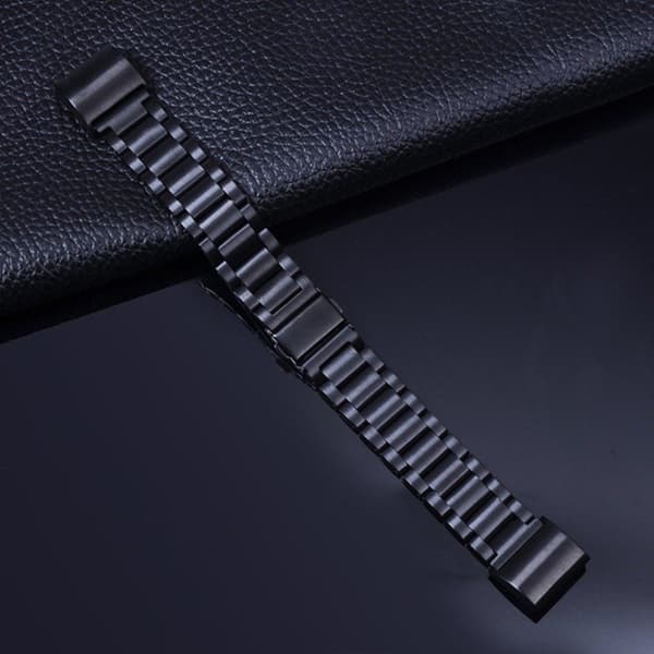 Fitbit Charge 2 Tre Perler Rustfritt Stål Klokkereim - Svart Black