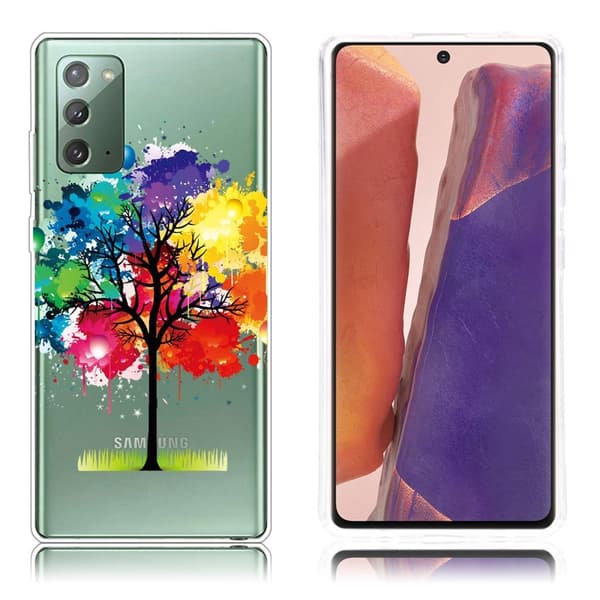 Deco Samsung Galaxy Note 20 cover - Flerfarvet Multicolor