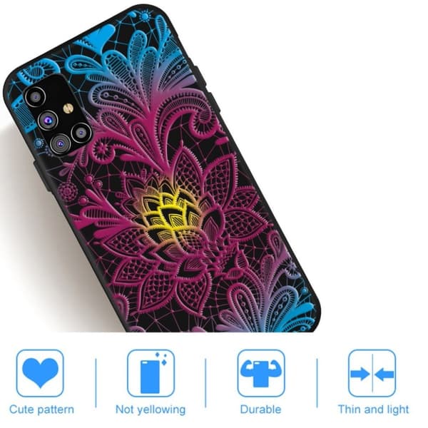Imagine Samsung Galaxy M51 Etui - Blomst Mønster Multicolor