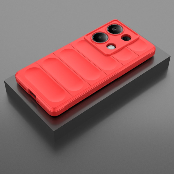 Mjukt greppformat Xiaomi Redmi Note 13 Pro 4G skal - Röd Röd