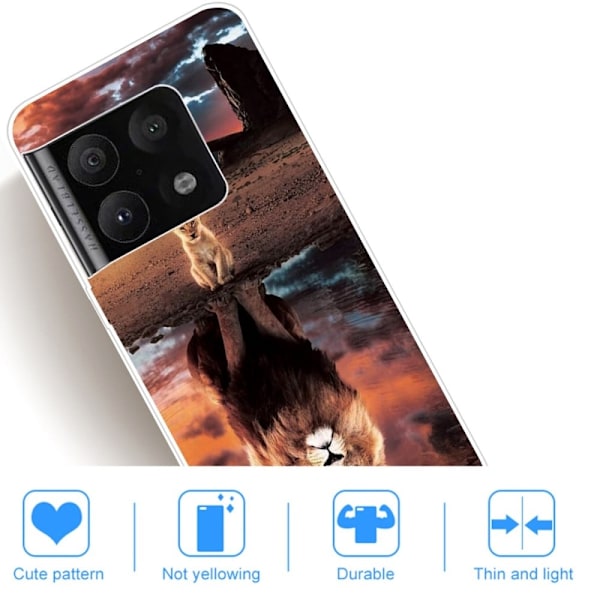 Deco OnePlus 10 Pro skal - Lejon Brun