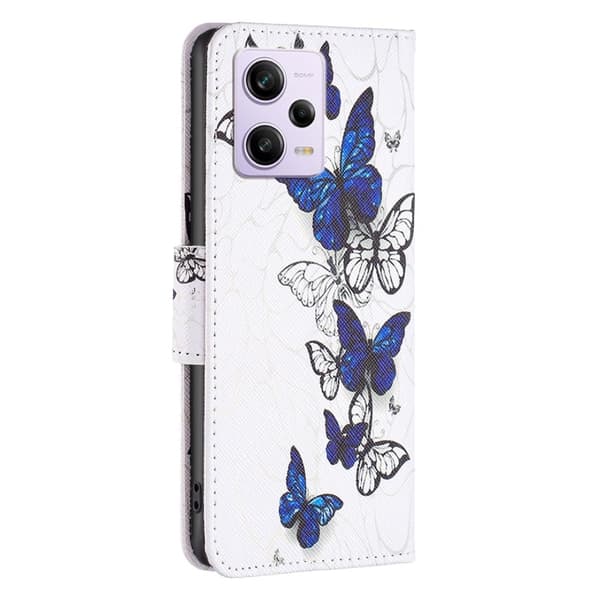 Wonderland Xiaomi Poco X5 Pro Flippetui - Sommerfugler Blue