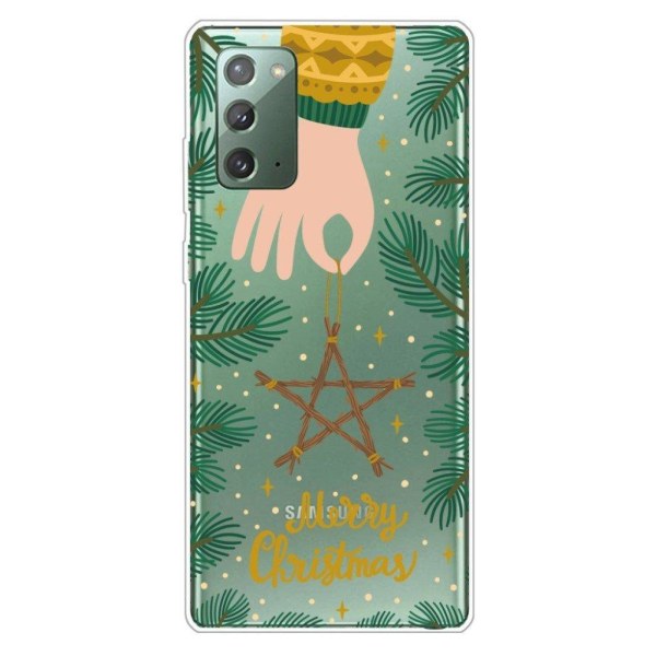 Christmas Samsung Galaxy Note 20 case - Star Brown