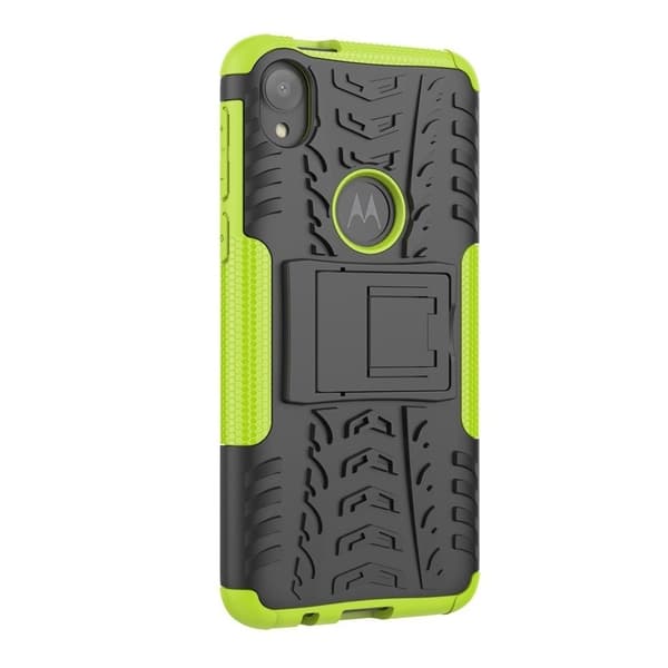 Offroad Motorola Moto E6 skal - Grön Grön