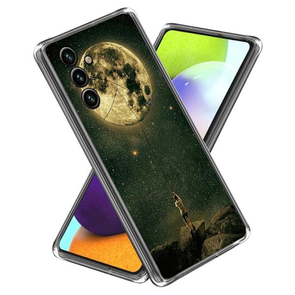 Deco Samsung Galaxy A54 Etui - Måne Brown