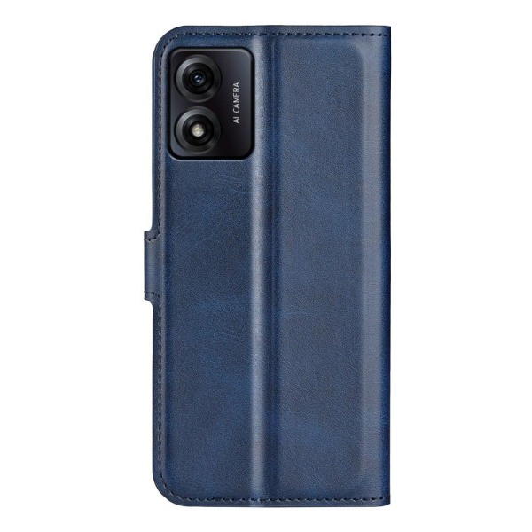Lompakko Nahkakotelo For Motorola Moto E13 - Sininen Blue