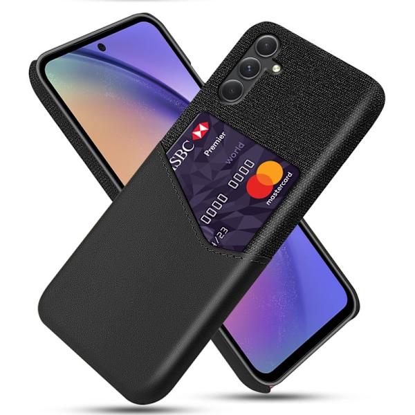 Bofink Samsung Galaxy A55 korttikotelo - Musta Black