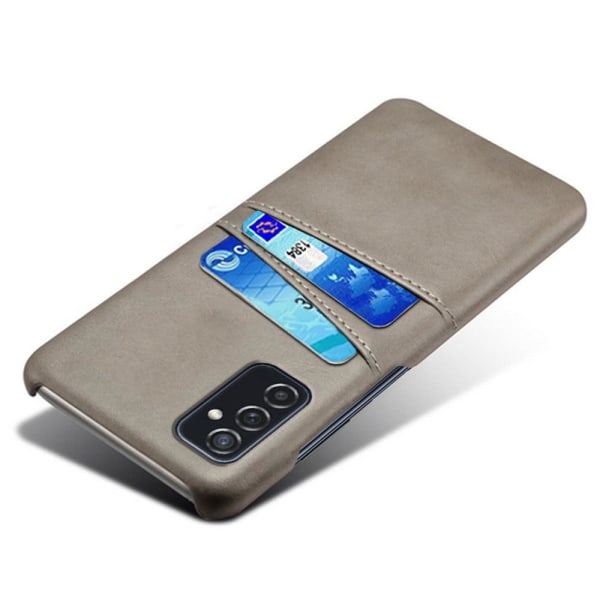 Dual Card Etui Samsung Galaxy M52 5G - Grå Silver grey