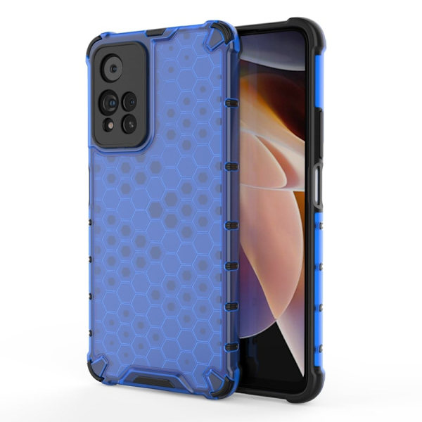 Bofink Honeycomb Xiaomi Redmi Note 11 Pro Plus 5G skal - Blå Blå