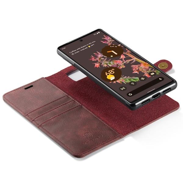 DG.Ming Google Pixel 6 2-in-1 Pung Etui - Rød Red