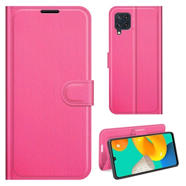 Classic Samsung Galaxy M32 flip etui - Rose Pink