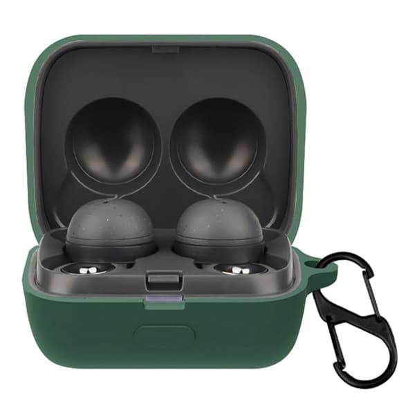 Sony LinkBuds silikonikotelo soljella - Mustanvihreä Green