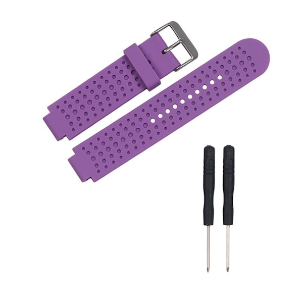 Garmin Forerunner 25 Miesten Vaihdettava Silikooni Kellon Ranneke - Violetti Purple