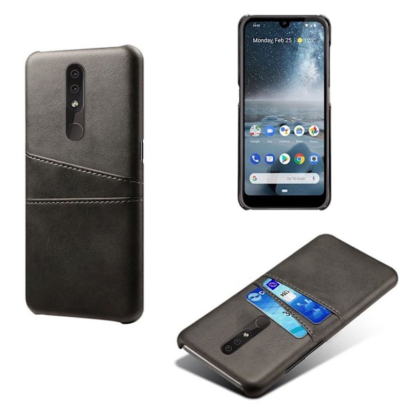 Dual Card Nokia 4,2 case - Svart Black