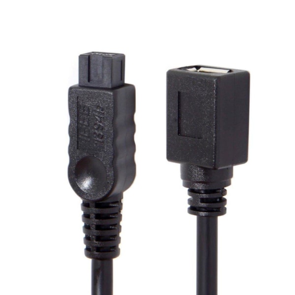 CY FW-012-BK 1394 kabel FireWire 400-to-800 Adapter kabel - Sort Black