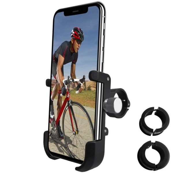 Universal 360 degree bike phone mount - Black Svart